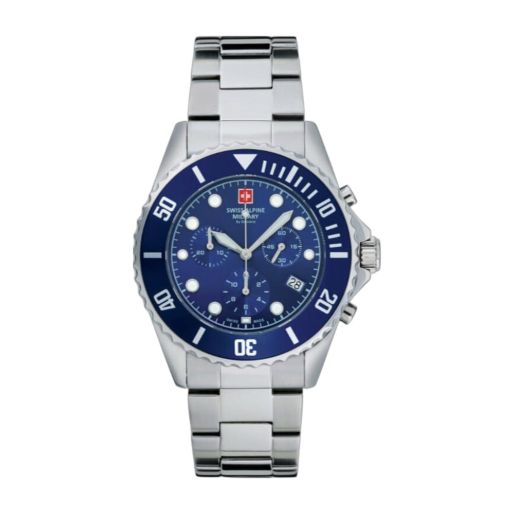 Montre SWISS ALPINE MILITARY Master Diver Chrono 7053.9135 1 Montre SWISS ALPINE MILITARY Master Diver Chrono 7053.9135