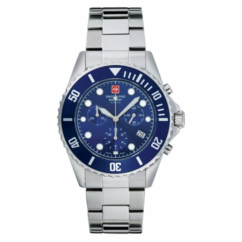 Montre SWISS ALPINE MILITARY Master Diver Chrono 7053.9135 1 Montre SWISS ALPINE MILITARY Master Diver Chrono 7053.9135