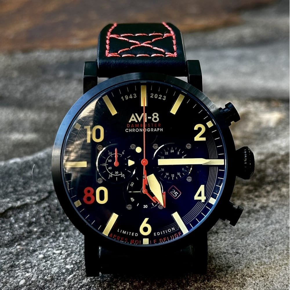 Montre AVI-8 Dambuster Chronographe AV-4107-01 6 Montre AVI-8 Dambuster Chronographe AV-4107-01