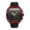Montre NUBEO Magellan Chronographe Retrograde Crimson Red NB-6088-03