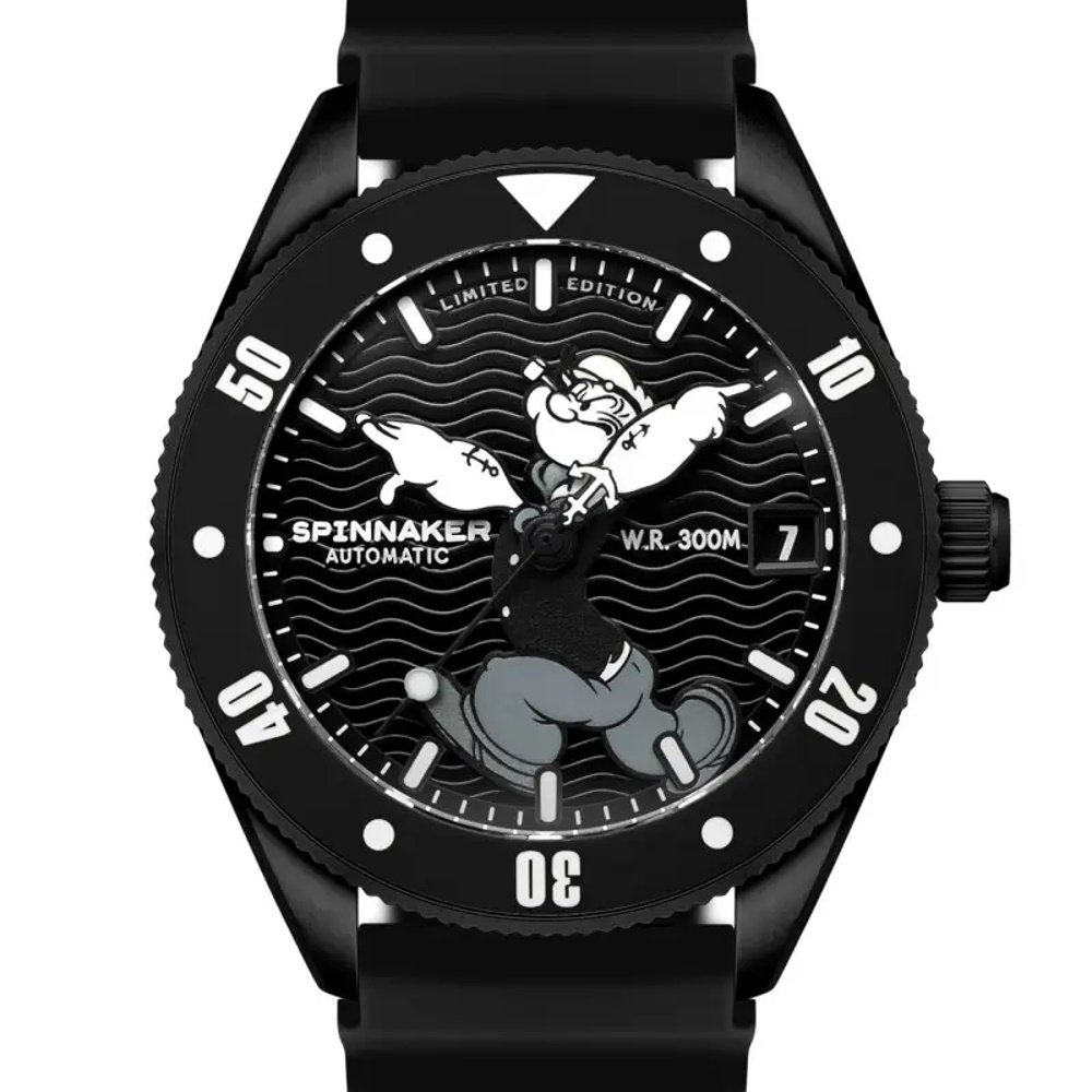 Montre Spinnaker Challenger Automatic Popeye Anchor Arms Limited Edition SP-5163-03 Midnight Mast 4 Montre Spinnaker Challenger Automatic Popeye Anchor Arms Limited Edition SP-5163-03 Midnight Mast