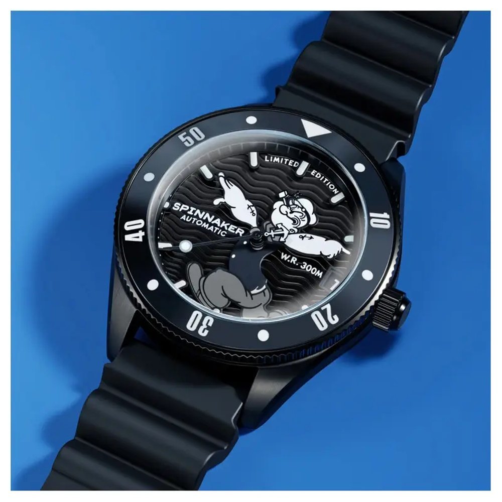 Montre Spinnaker Challenger Automatic Popeye Anchor Arms Limited Edition SP-5163-03 Midnight Mast 5 Montre Spinnaker Challenger Automatic Popeye Anchor Arms Limited Edition SP-5163-03 Midnight Mast