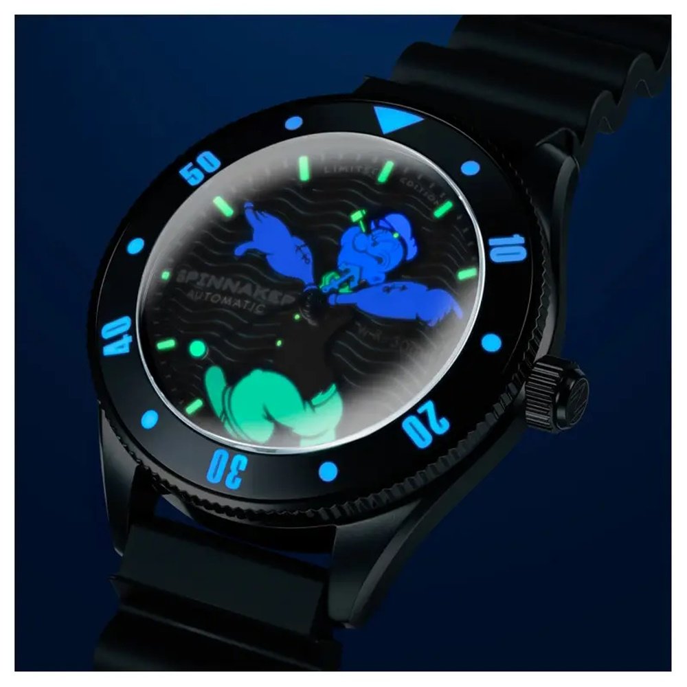 Montre Spinnaker Challenger Automatic Popeye Anchor Arms Limited Edition SP-5163-03 Midnight Mast 7 Montre Spinnaker Challenger Automatic Popeye Anchor Arms Limited Edition SP-5163-03 Midnight Mast