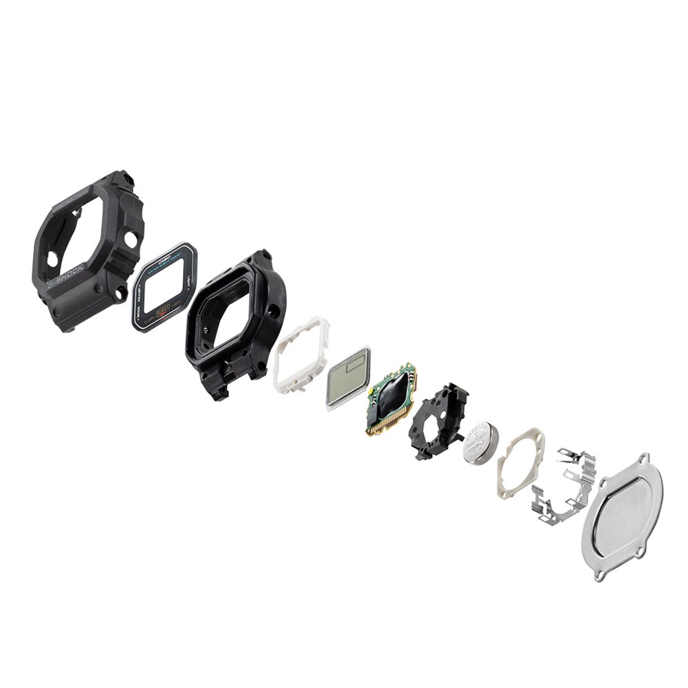 Bague-montre CASIO G-SHOCK Nano Ring DWN-5600-1ER 5 Montre CASIO G-SHOCK Nano Ring DWN-5600-1ER
