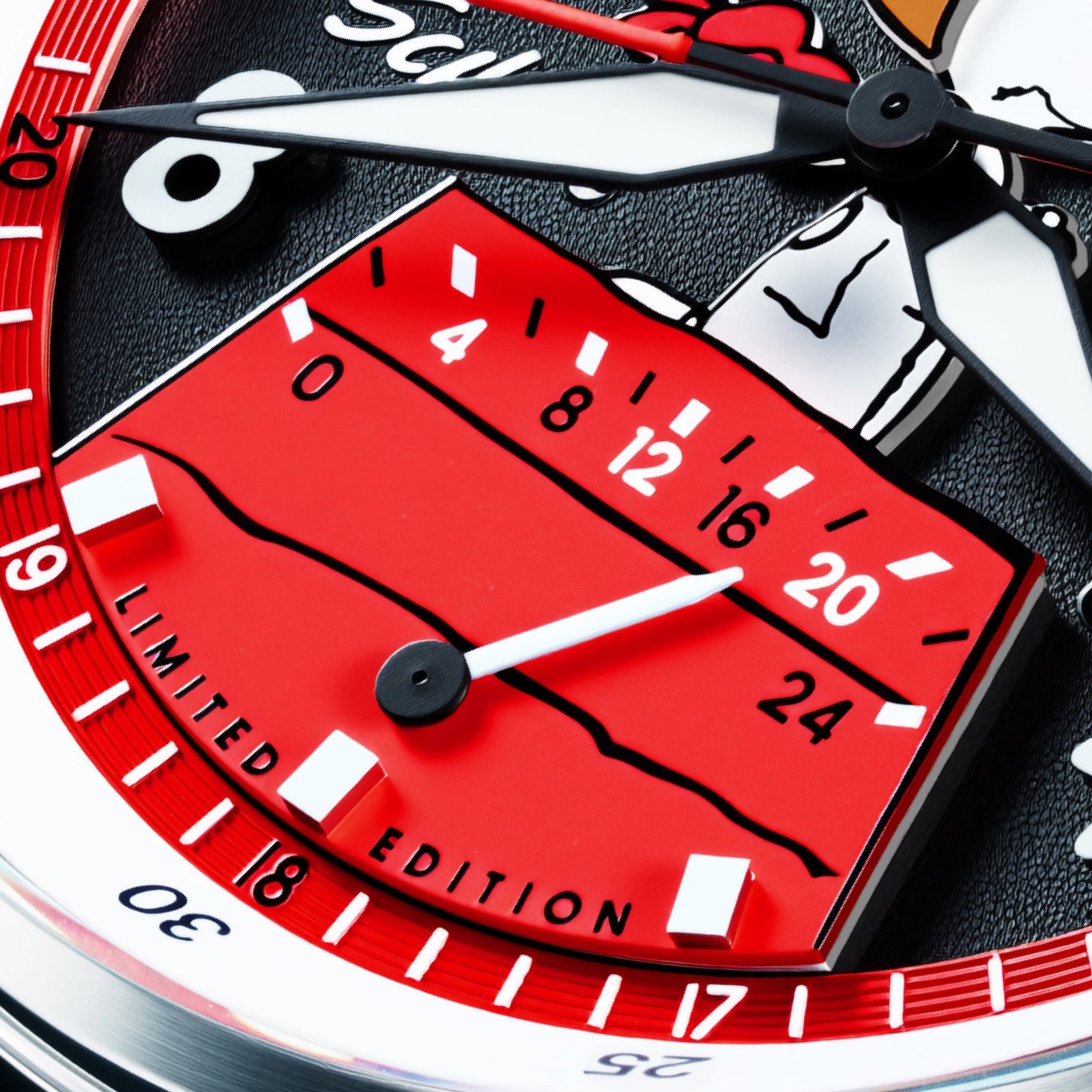 Montre AVI-8 Hawker Hurricane McKellar Dual Time Peanuts Snoopy Flying Ace Limited Edition AV-4151-01 4 Montre AVI-8 AV-4151-01