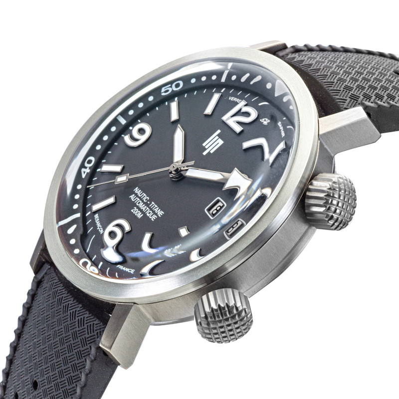 Montre LIP Grande Nautic-Ski Automatique Titane 41mm 671855 3 Montre LIP Grande Nautic-Ski Automatique Titane 41mm 671855