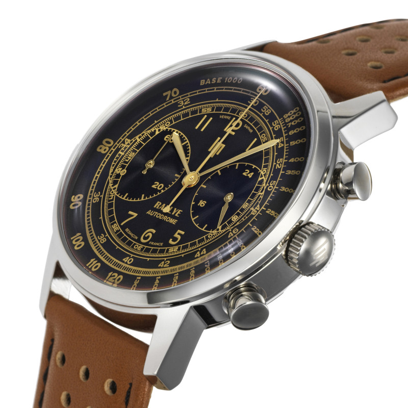 Montre LIP Rallye Méca Quartz Chronographe 40 mm 671826 3 Montre LIP Rallye Méca Quartz Chronographe 40 mm 671826