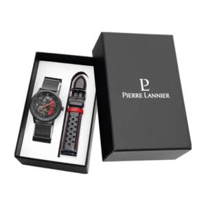 Montre PIERRE LANNIER Coffret Paddock 385C439