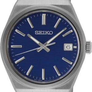 Montre SEIKO Classique Quartz Homme Bleu Bracelet SUR555P1
