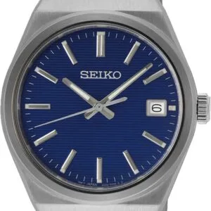 Montre SEIKO Classique Quartz Homme Bleu Bracelet SUR555P1