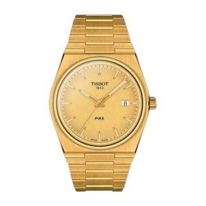 Montre TISSOT PRX Dorée 40mm T1374103302100