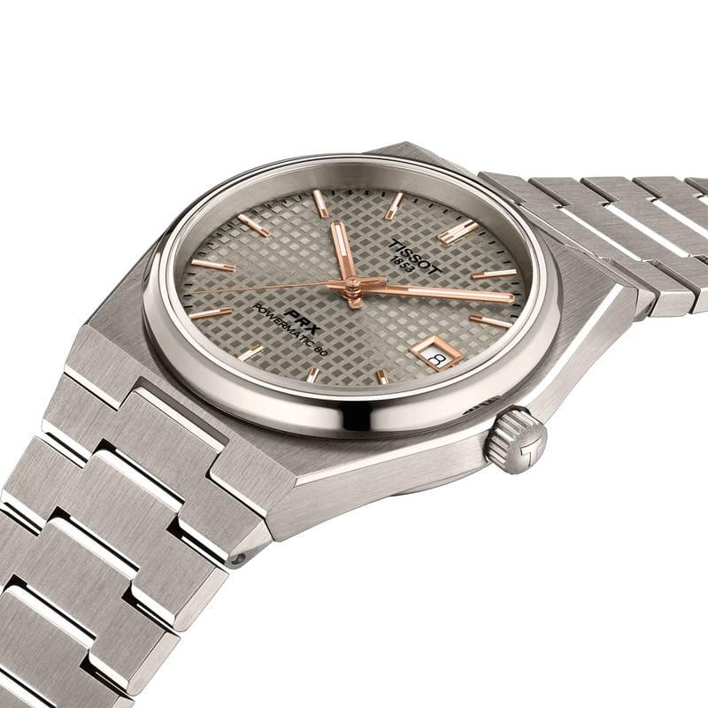 Montre TISSOT PRX Powermatic 80 Titanium 38mm T1378074406100 4 Montre TISSOT PRX Powermatic 80 Titanium 38mm T1378074406100