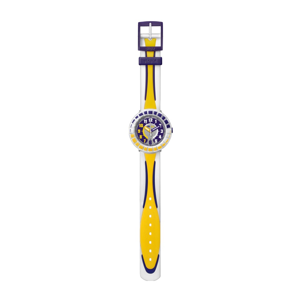 Montre FLIK FLAK All Around Yellow & Purple FCSP010 2 Montre FLIK FLAK All Around Yellow & Purple FCSP010