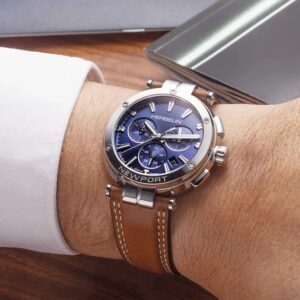 Montre HERBELIN Newport Chronographe 37658AP15GD