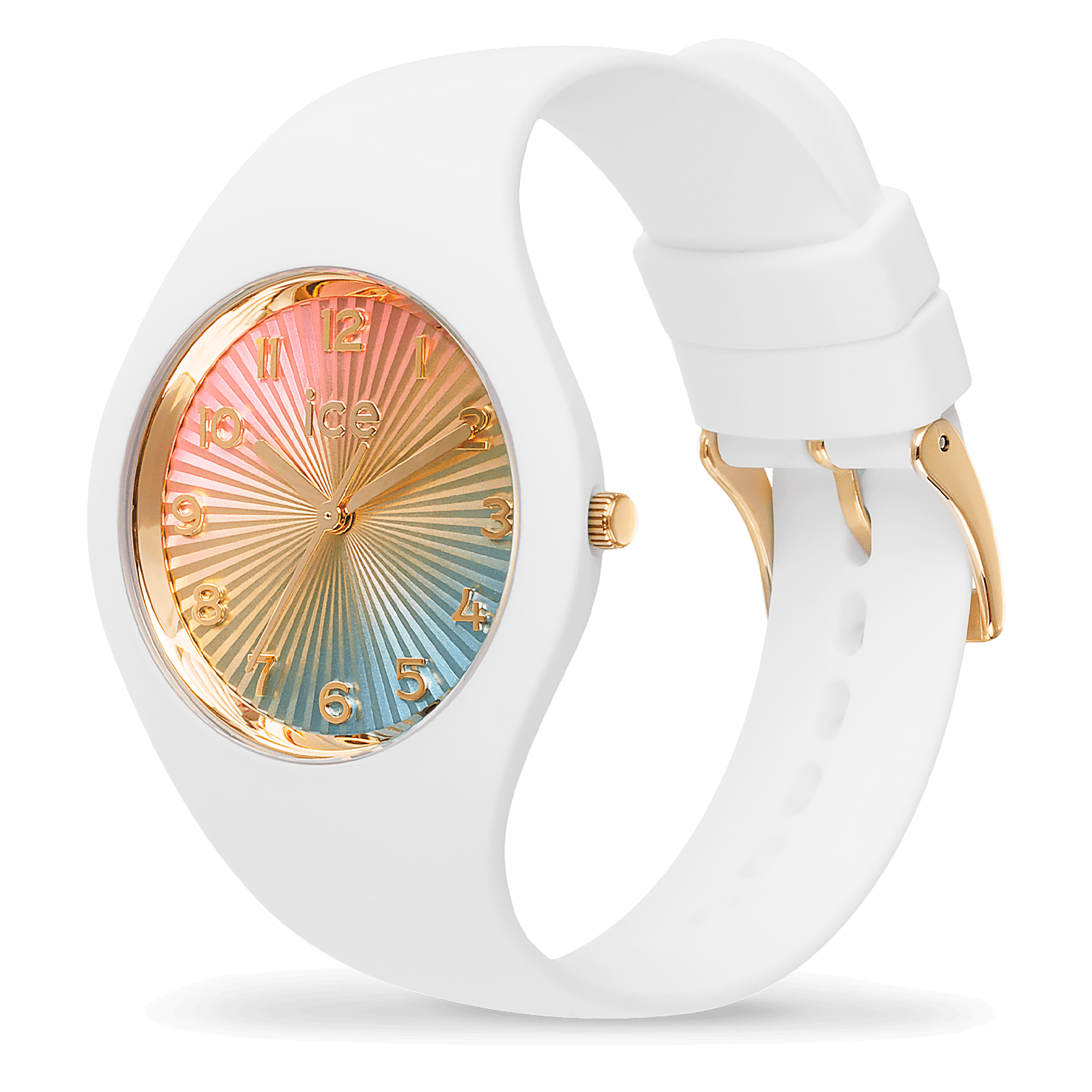 Montre ICE WATCH ICE champagne White Rainbow S 025249 2 Montre ICE WATCH ICE champagne White Rainbow S 025249