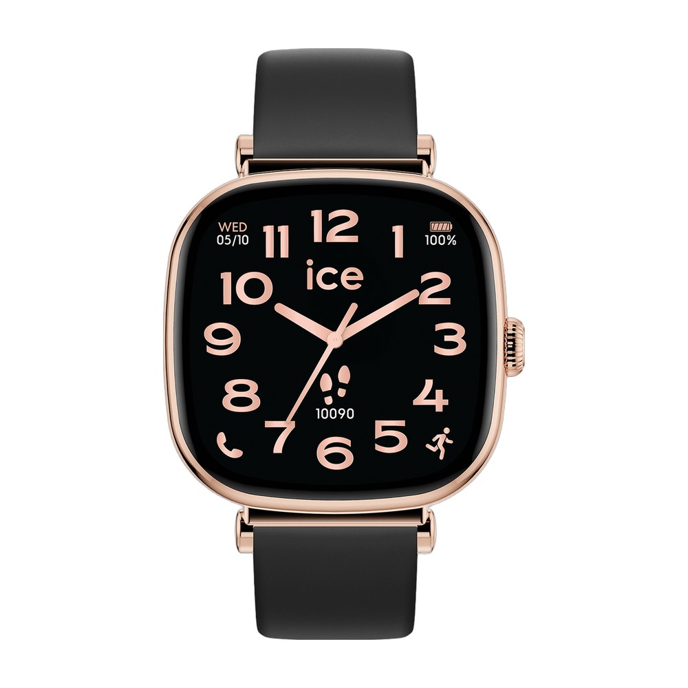 Montre ICE WATCH ICE smart SQ 2.0 carrée 1.70 Rose-Gold Black 025890 1 Montre ICE WATCH ICE smart SQ 2.0 carrée 1.70 Rose-Gold Black 025890