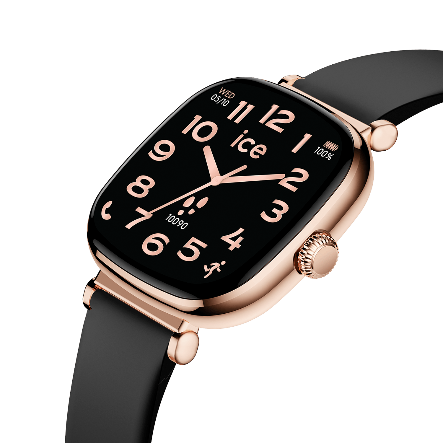 Montre ICE WATCH ICE smart SQ 2.0 carrée 1.70 Rose-Gold Black 025890 3 Montre ICE WATCH ICE smart SQ 2.0 carrée 1.70 Rose-Gold Black 025890