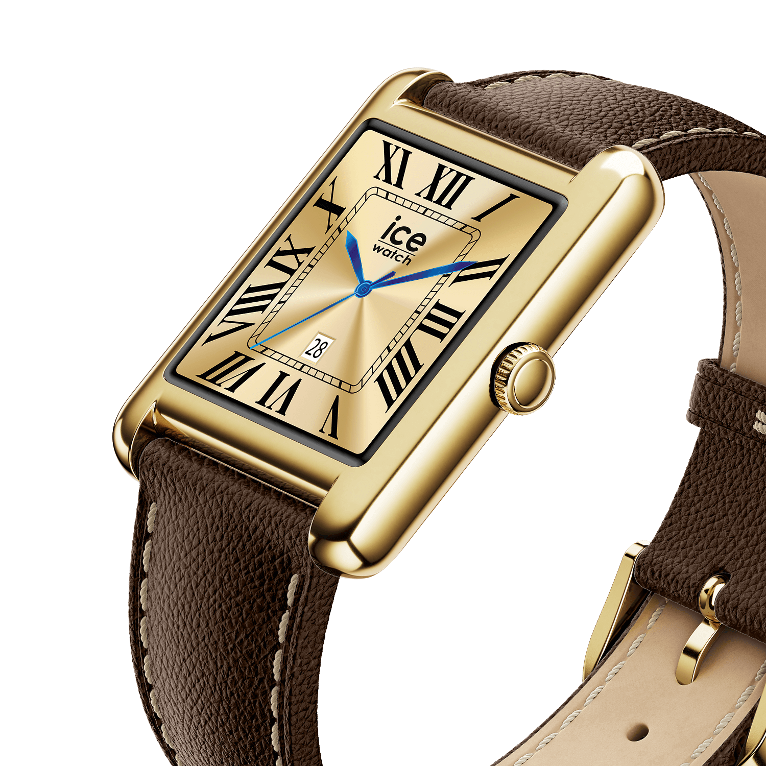 Montre ICE WATCH ICE smart TKS 2.0 rectangulaire 1.41 Gold Chocolate 025618 3 Montre ICE WATCH ICE smart TKS 2.0 rectangulaire 1.41 Gold Chocolate 025618
