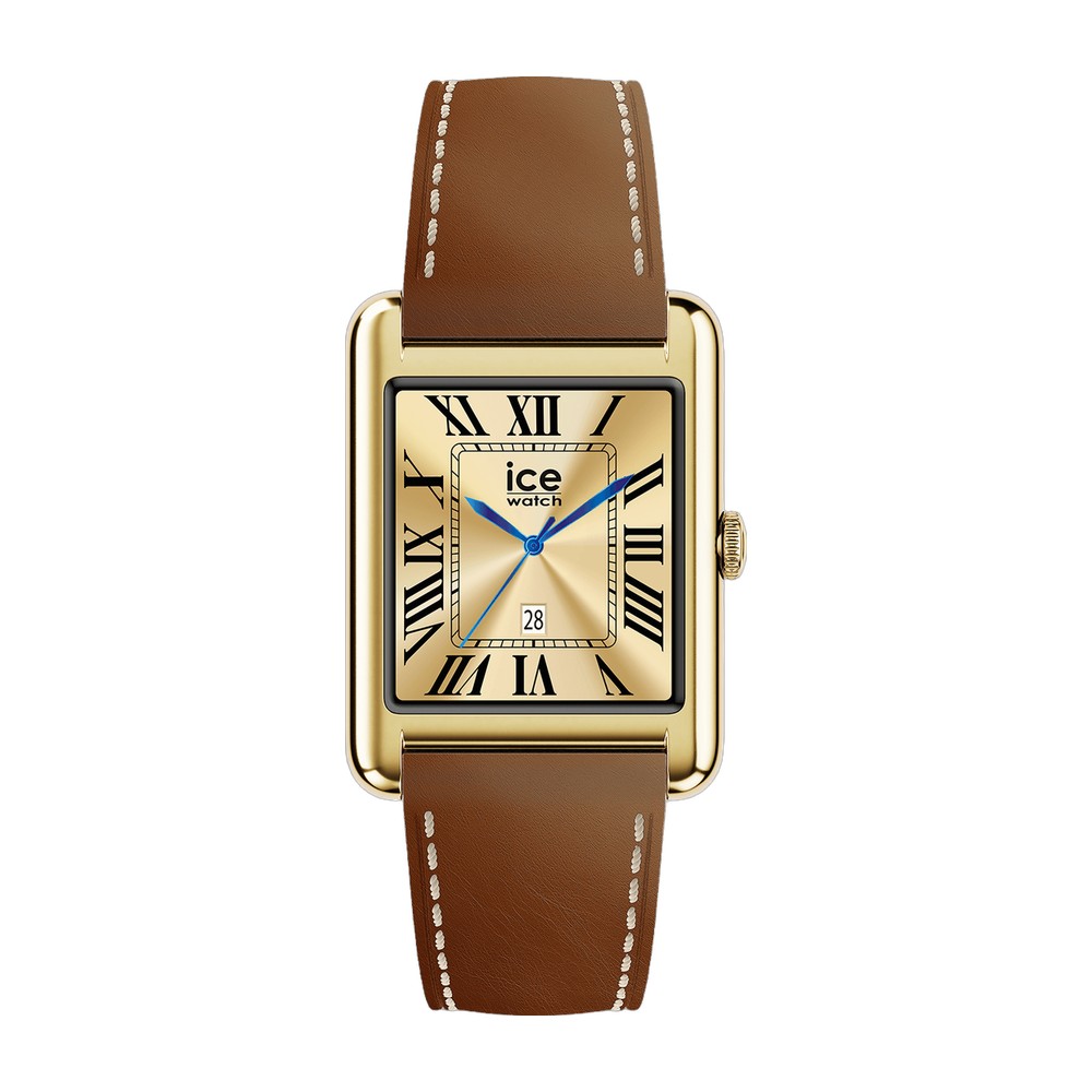 Montre ICE WATCH ICE smart TKS 2.0 rectangulaire 1.41 Gold Camel 025619 1 Montre ICE WATCH ICE smart TKS 2.0 rectangulaire 1.41 Gold Camel 025619
