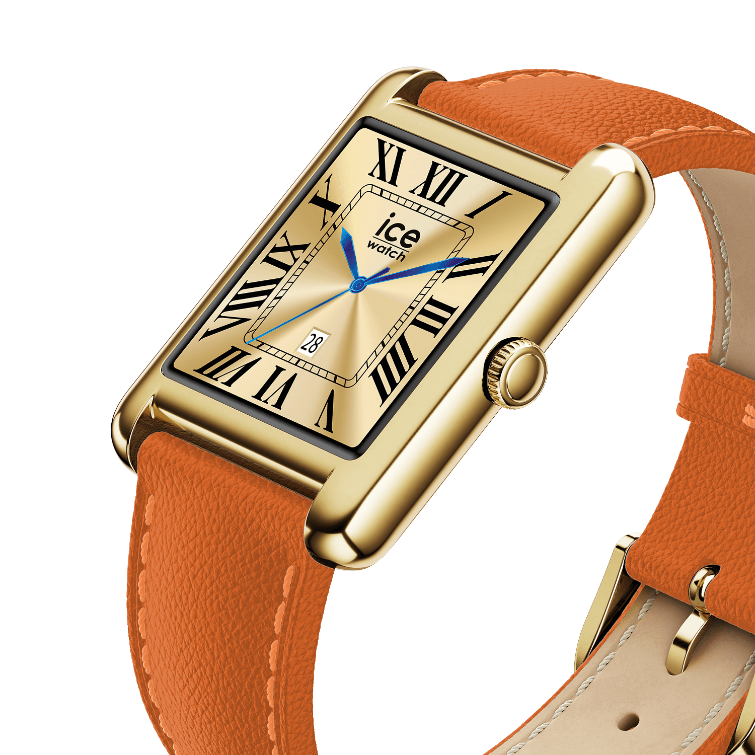 Montre ICE WATCH ICE smart TKS 2.0 rectangulaire 1.41 Gold Orange 025620 3 Montre ICE WATCH ICE smart TKS 2.0 rectangulaire 1.41 Gold Orange 025620