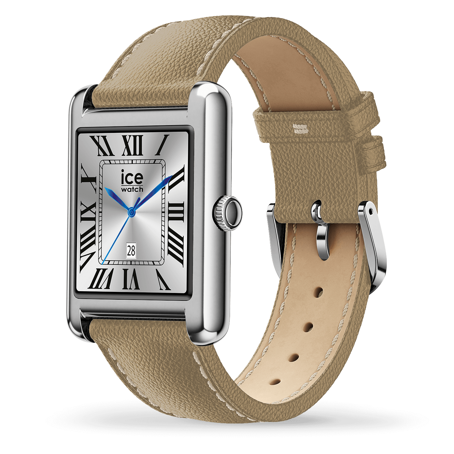 Montre ICE WATCH ICE smart TKS 2.0 rectangulaire 1.41 Silver Taupe 025622 2 Montre ICE WATCH ICE smart TKS 2.0 rectangulaire 1.41 Silver Taupe 025622