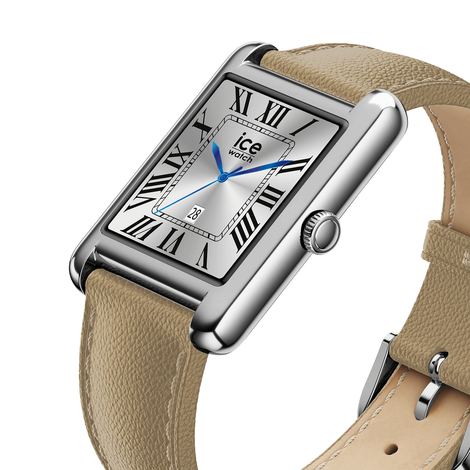 Montre ICE WATCH ICE smart TKS 2.0 rectangulaire 1.41 Silver Taupe 025622 3 Montre ICE WATCH ICE smart TKS 2.0 rectangulaire 1.41 Silver Taupe 025622