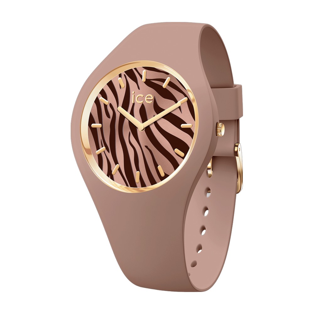 Montre ICE WATCH ICE wild Mocha Zebra S 025893 1 Montre ICE WATCH ICE wild Mocha Zebra S 025893