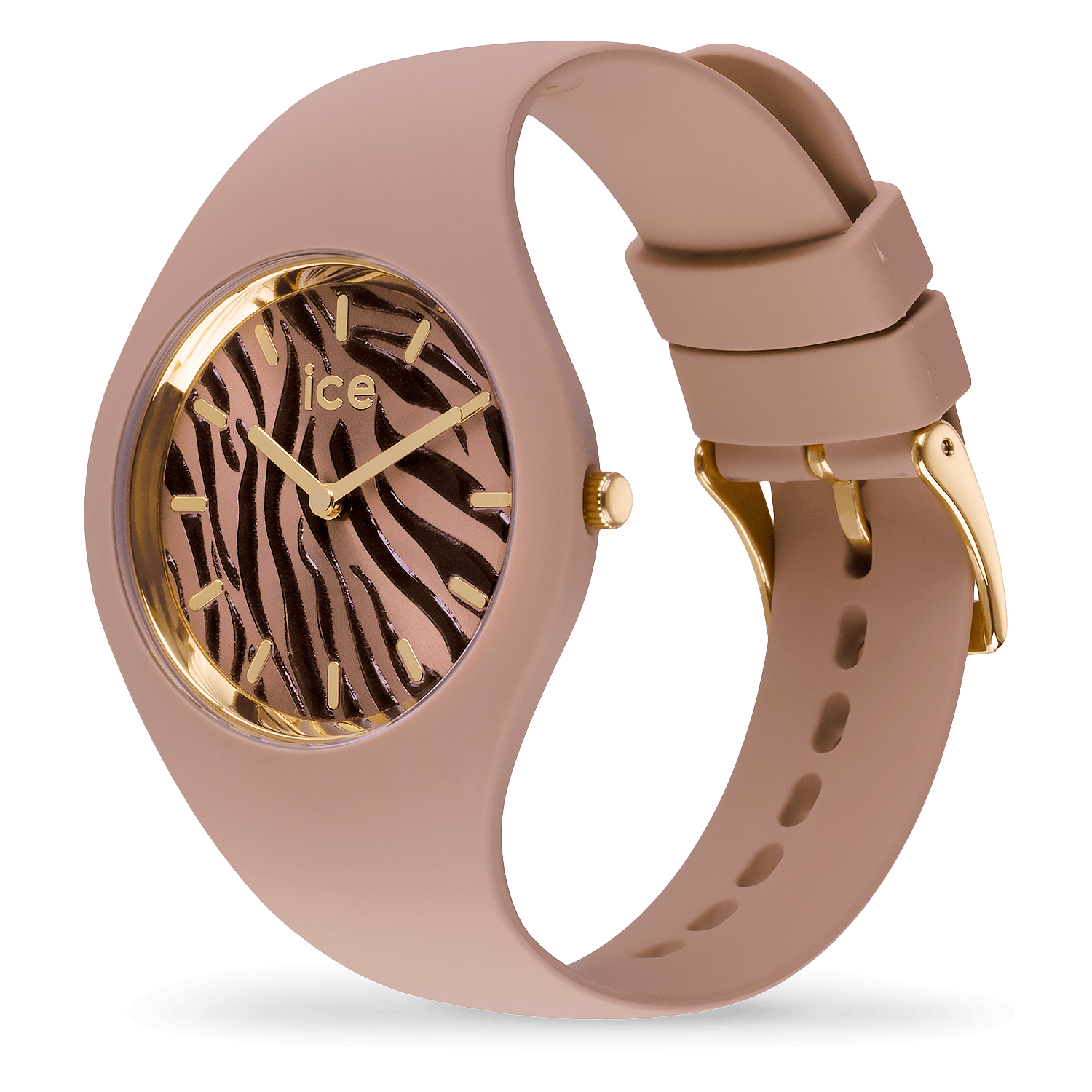 Montre ICE WATCH ICE wild Mocha Zebra S 025893 2 Montre ICE WATCH ICE wild Mocha Zebra S 025893