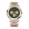 Montre MAISON DU TEMPS MTGamma Chronographe Vert Rose Gold Acier 430-A