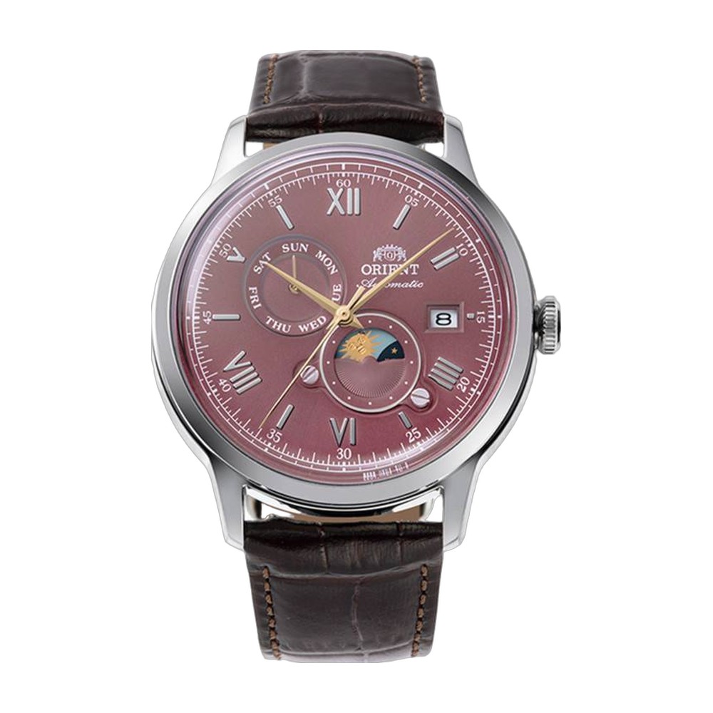 Montre ORIENT Bambino Sun & Moon RAAK0807R30B 1 Montre ORIENT Bambino Sun & Moon RA-AK0807R RAAK0807R30B
