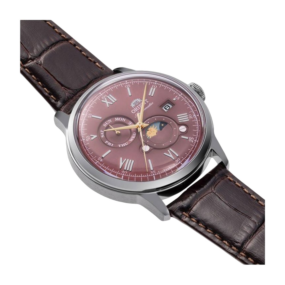 Montre ORIENT Bambino Sun & Moon RAAK0807R30B 4 Montre ORIENT Bambino Sun & Moon RA-AK0807R RAAK0807R30B